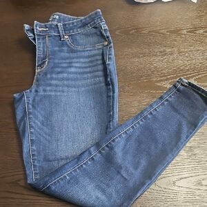 Maurices Dark Blue Skinny Jeans